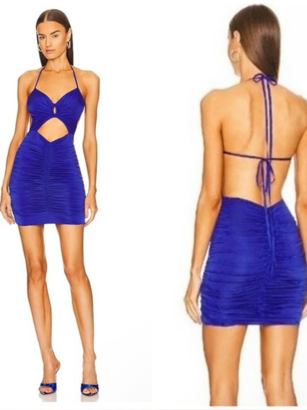 Michael Costello X Revolve Dayton Mini Dress in Royal Blue